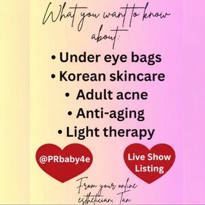 Prbaby4e UNLISTED Skincare Items 1/23 44-53